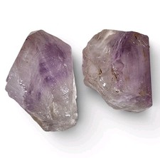 Amethyst Crystal Rough Stones Brazil 162.7 grams. 2 Piece Lot