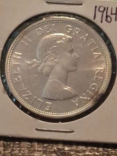 1964 CANADIAN SILVER DOLLAR   UNCIRCULATED