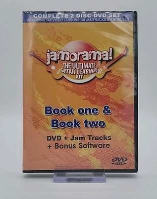 Jamorama! The Ultimate Guitar Learning Kit - Book 1 & 2 - DVD + Jam Tracks + Bon