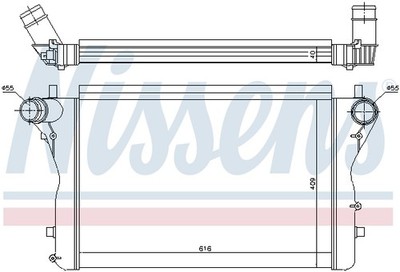 NISSENS 96420 Ladeluftkühler für AUDI