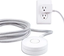 Cordinate Extension Cord with Switch On/Off Plug, 6 Ft Braided Power Cord Outlet