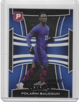 FOLARIN BALOGUN 2025 Leaf Metal Pristine Pre-Production Proof 1/1 (USA)   