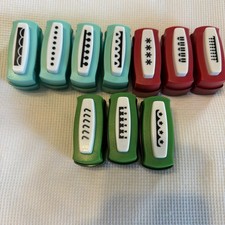 American Crafts KNOCK OUTS Border Punch Bundle With 10 Random Shapes