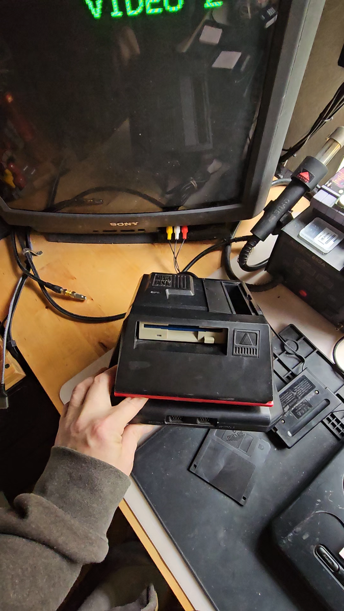 Sega Mega Disk Interceptor Sega Genesis 3.5