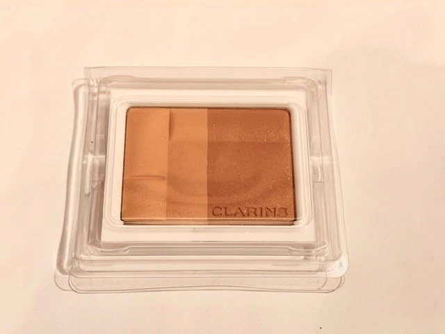 CLARINS MINERAL POWDER COMPACT BRONZING 0.35 OZ CHOOSE SHADE #01 #02 #03 REFILL - Image 2 of 3