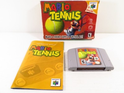 Mario Tennis - N64 Nintendo 64 Game Authentic, w/ Original Box & Booklet, RARE!!