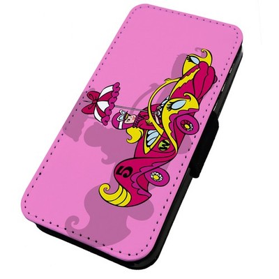 Bedruckte Flip Handyhülle iPhone, Samsung & Huawei Cartoon Rennwagen 05