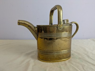 Antike Gießkanne massiv Messing Joseph Sankey & Söhne (4 Pints)
