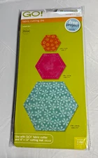 AccuQuilt GO! Fabric Cutting Die 55011 - Hexagon-2-3-5" - NEW