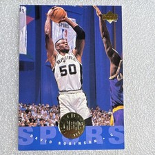 Upper Deck 1995-96 First Team David Robinson #168 San Antonio Spurs Basketball