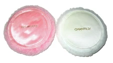 5" Chantilly / Houbigant POWDER PUFFS Unused