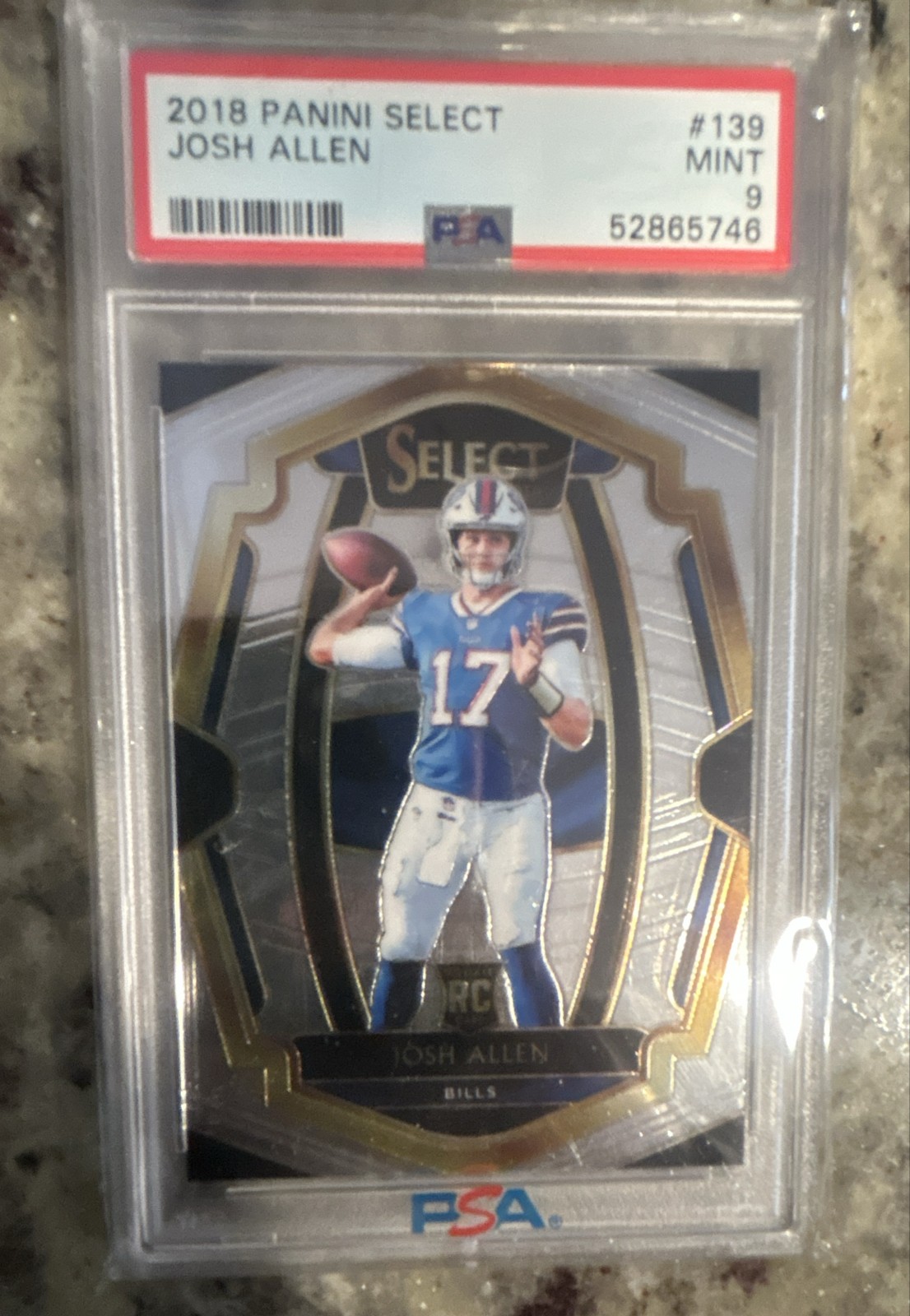 2018 Panini Select - Premier Level Josh Allen #139 (RC)