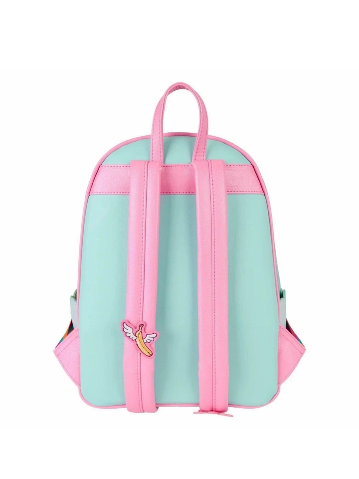 Mini mochila Minions mullida unicornio arco iris Foto 4 de 4