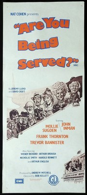 ARE YOU BEING SERVED Original Daybill Movie Poster Mollie Sugden John Inman