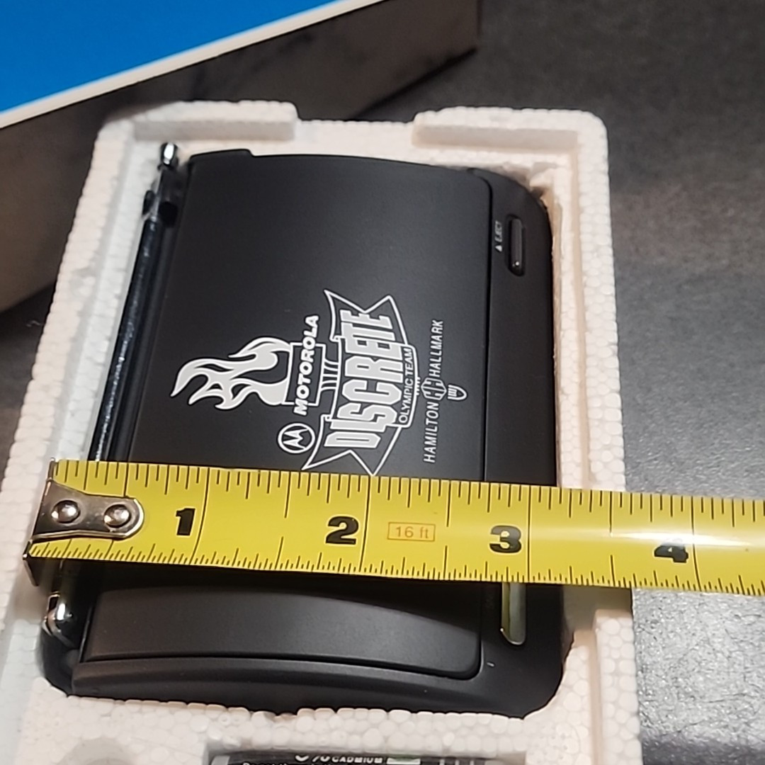 Motorola Discrete Hamilton Hallmark Olympic Team portable clock radio NEW IN BOX