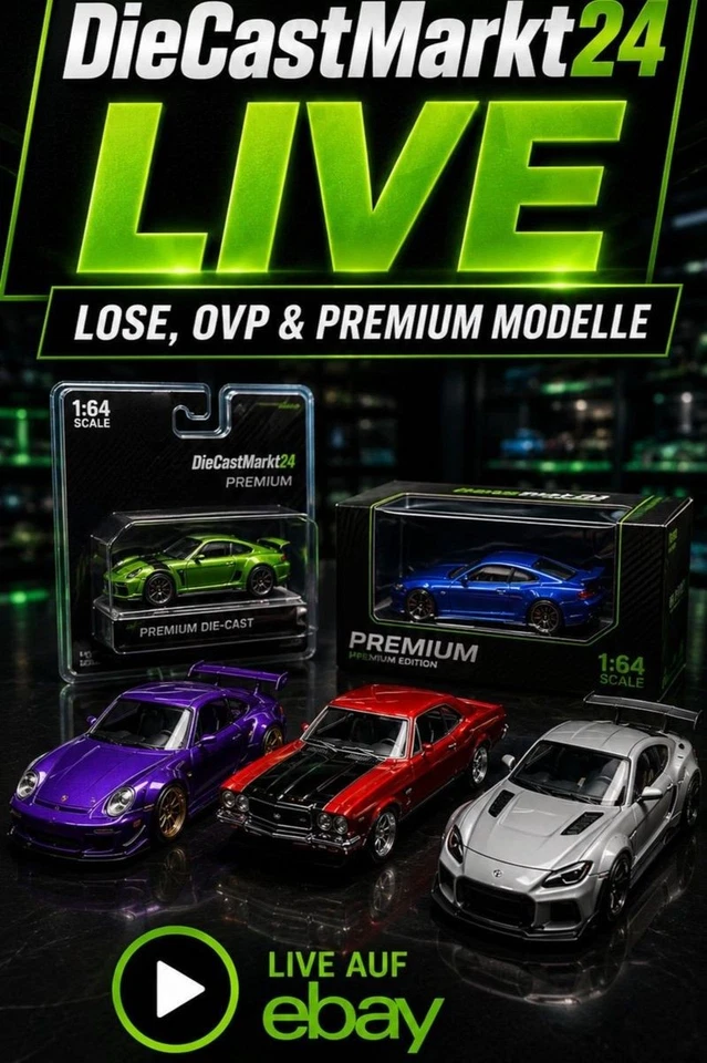 DieCastMarkt24 LIVE – Lose, OVP & Premium Modelle