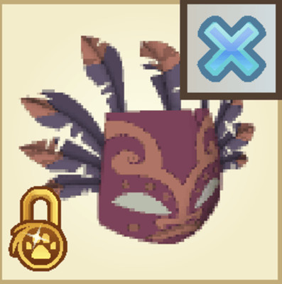 Animal Jam Classic (AJC) Raspberry Pink Tiki Mask