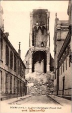 Tours Francia Postal RUINAS DE LA TORRE CHARLEMAGNE FACHADA SUR j/26 AZ0465