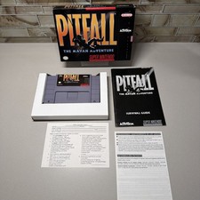 Pitfall: The Mayan Adventure Super Nintendo SNES Complete CIB Authentic