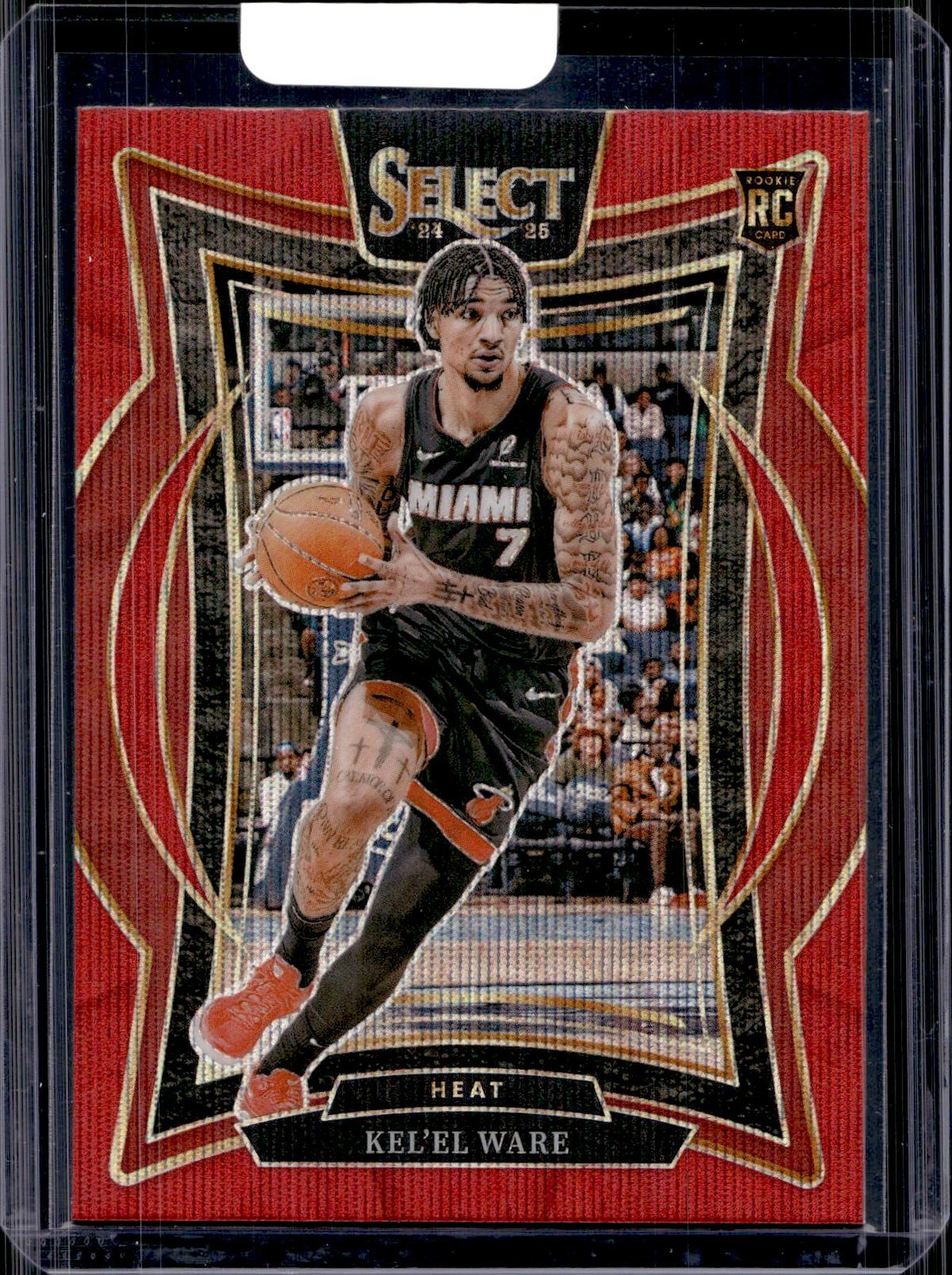 2024-25 Panini Select #66 Kel'el Ware Red Wave Prizm
