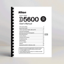 Nikon D5600 User Manual