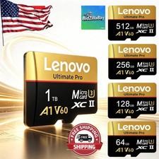 LENOVO 1TB 512GB 256GB 128GB Micro TF SD Card High Speed Class Flash Memory*