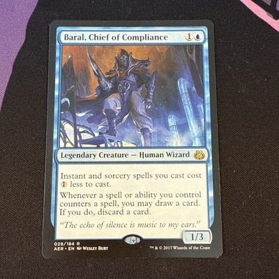 Magic the Gathering MTG Aether Revolt BARAL, CHIEF OF COMPLIANCE Near mint