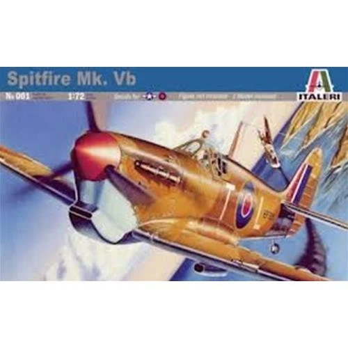 1:72 Italeri Spitfire Mk Vb Kit IT0001 Modellino - Immagine 2 di 2