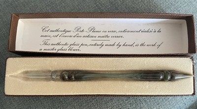 Handgefertigter De Nore Glas Dip Pen - Paris - Original Box ��