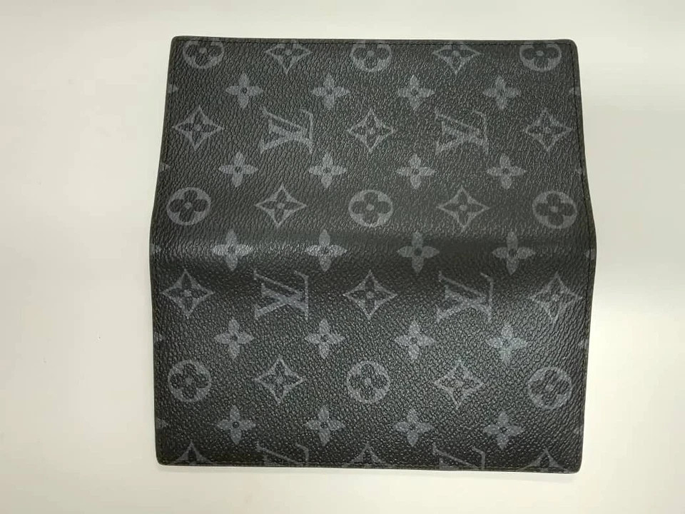 Louis Vuitton Monogram Eclipse Brazza Canvas Long… - image 5