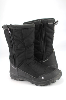 Quechua Gr.38 Damen Outdoor Stiefel Boots Wasserfest  Schwarz  TOP L 403