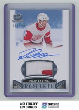 2019-20 Upper Deck The Cup Rookie Auto Patch Filip Zadina /249 #79 Detroit Red