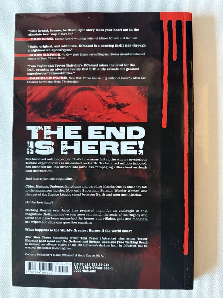 DC 漫画 DECEASED 批量 3 件(DCeased TPB、Unkillables TPB、Dead Planet HC)近乎完好 — 第 3/4 张图片
