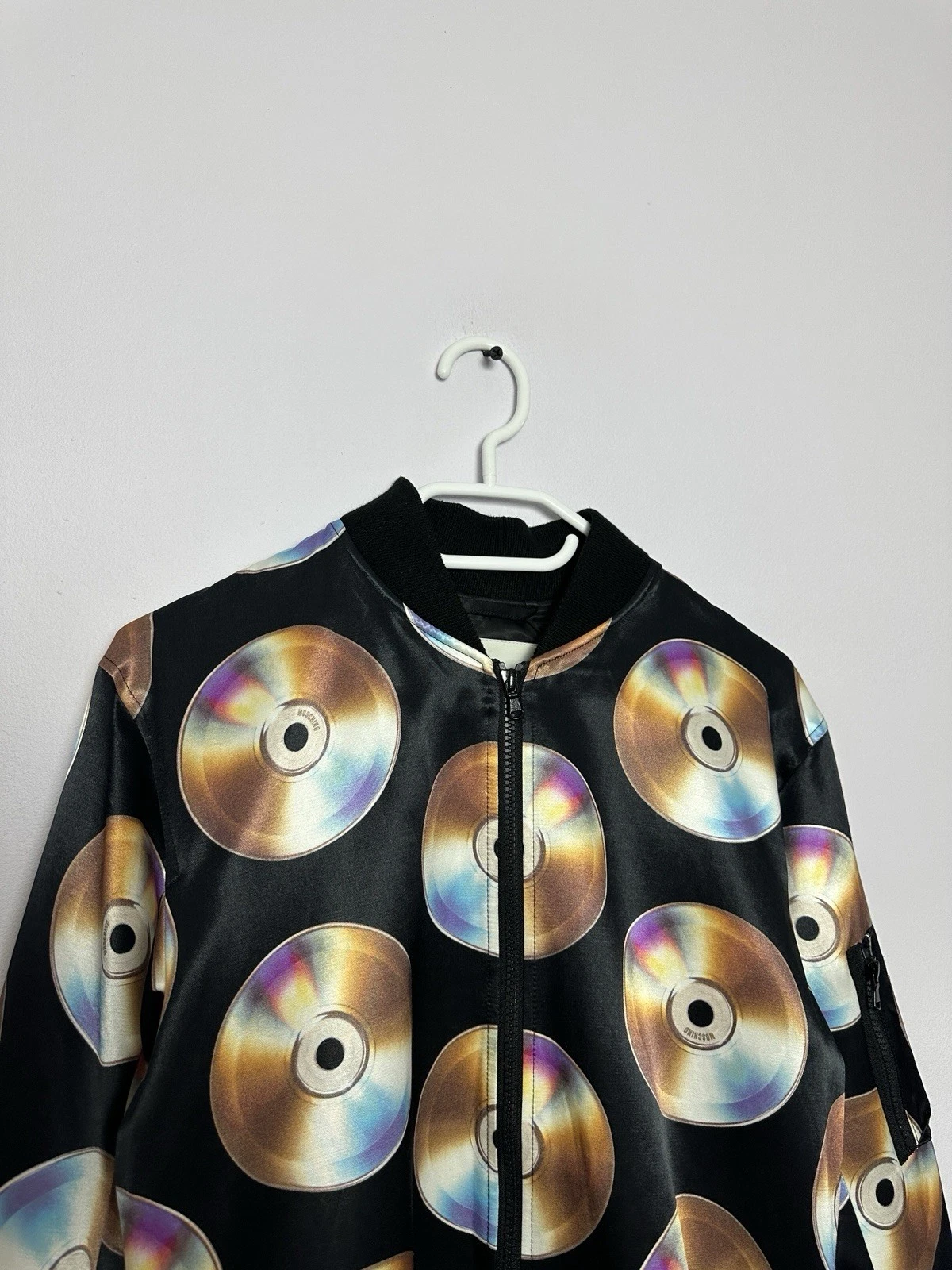 MOSCHINO x H&M Giacca Donna Stampa Compact Disc Taglia 34(S) Donna