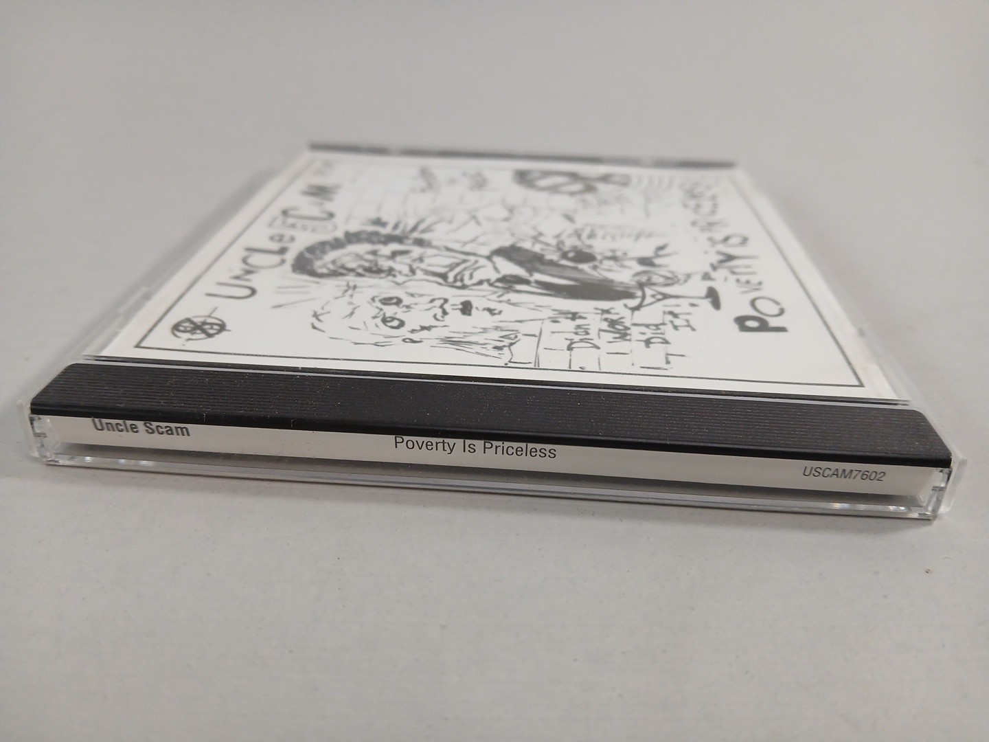 RARE Uncle Scam: Poverty Is Priceless CD Punk Hardcore Skatepunk 