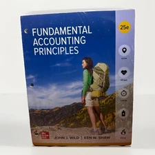 New Fundament Accounting Principles 25e McGraw Hill by Wild and Shaw Loose leaf