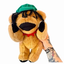 Vintage 90  s Steven Smith Grateful Dead Rasta Bear Red Plush
