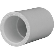 Charlotte Pipe 1/2 In. Sch. 40 PVC Coupling PVC 02100 0600HA Pack of 25