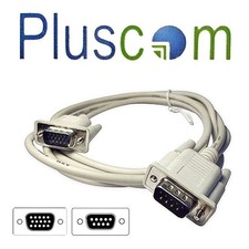 VGA RS232 Male Adapter Cable 1.8M Computer Printer