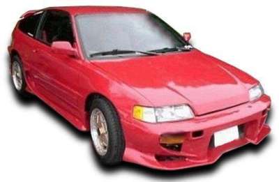KBD Body Kits Vadar Style Polyurethane Front Bumper Fits Honda CRX 88-91