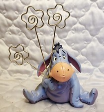 BB6 Disney Winnie the Pooh EEYORE Photo Holder for 3 Clip Photos