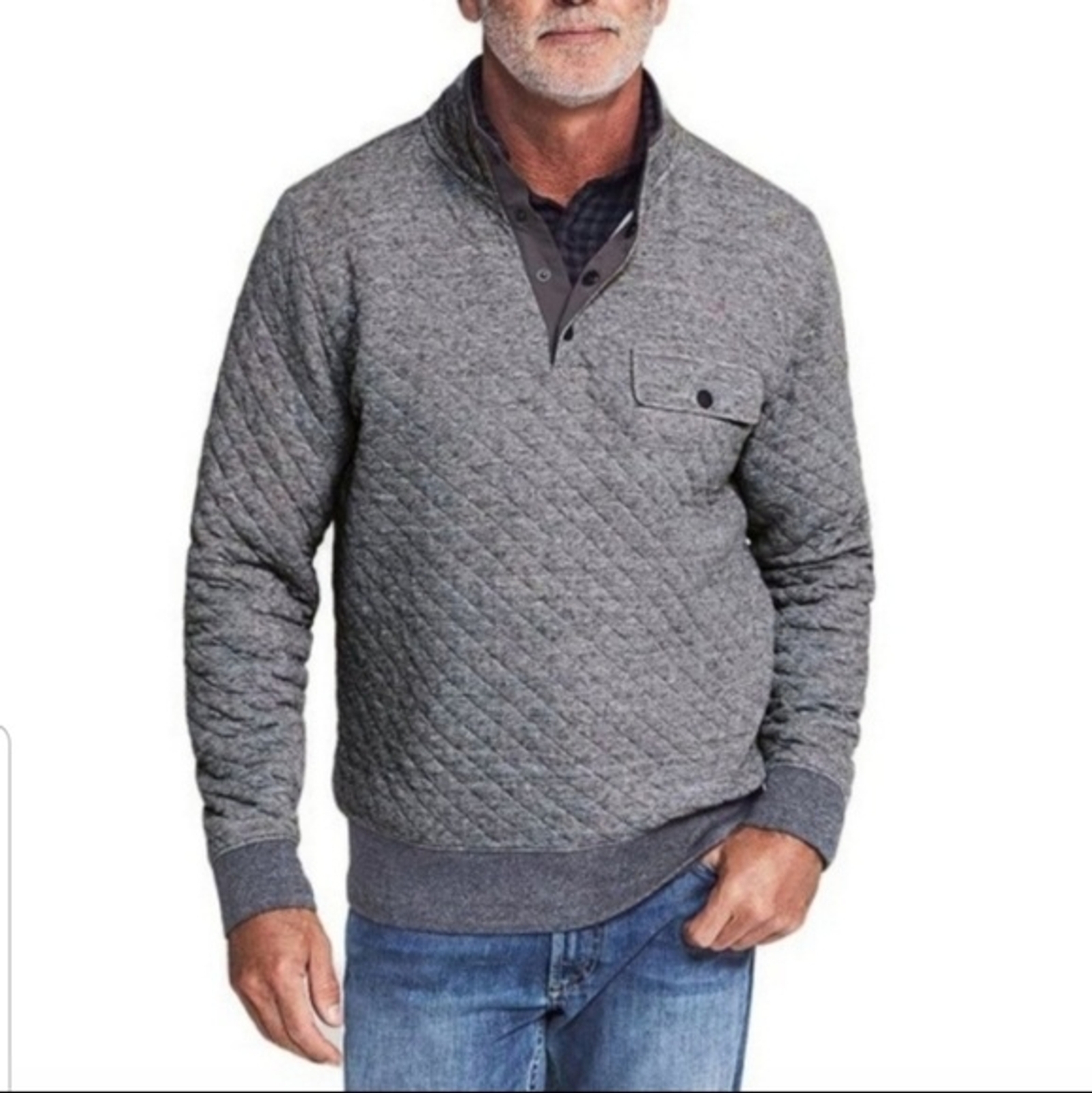 epic quilted fleece pullover