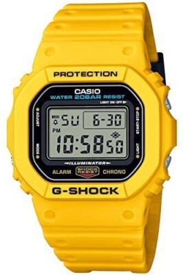 CASIO G-SHOCK dw-5600 スクリューバック　イエロー CASIO G-Shock ORIGIN 5600 SERIES DW-5600REC-9JF Wrist Watch