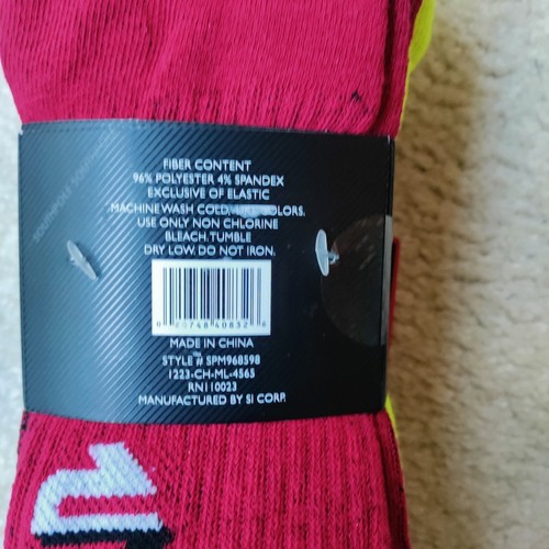 NWT Men's 4 Pair Southpole Socks Mid Calf Multi-Color 10-13 Poly Blend - Picture 4 of 4