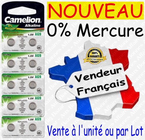 Piles bouton AG10 LR54 LR1130 389 LR41 LR44 LR43 LR66 1,5V - Livraison Gratuite - Photo 11/50