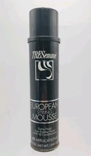 Vintage 1985 TRESemme European Styling Mousse Extra Hold Discontinued 80% Full