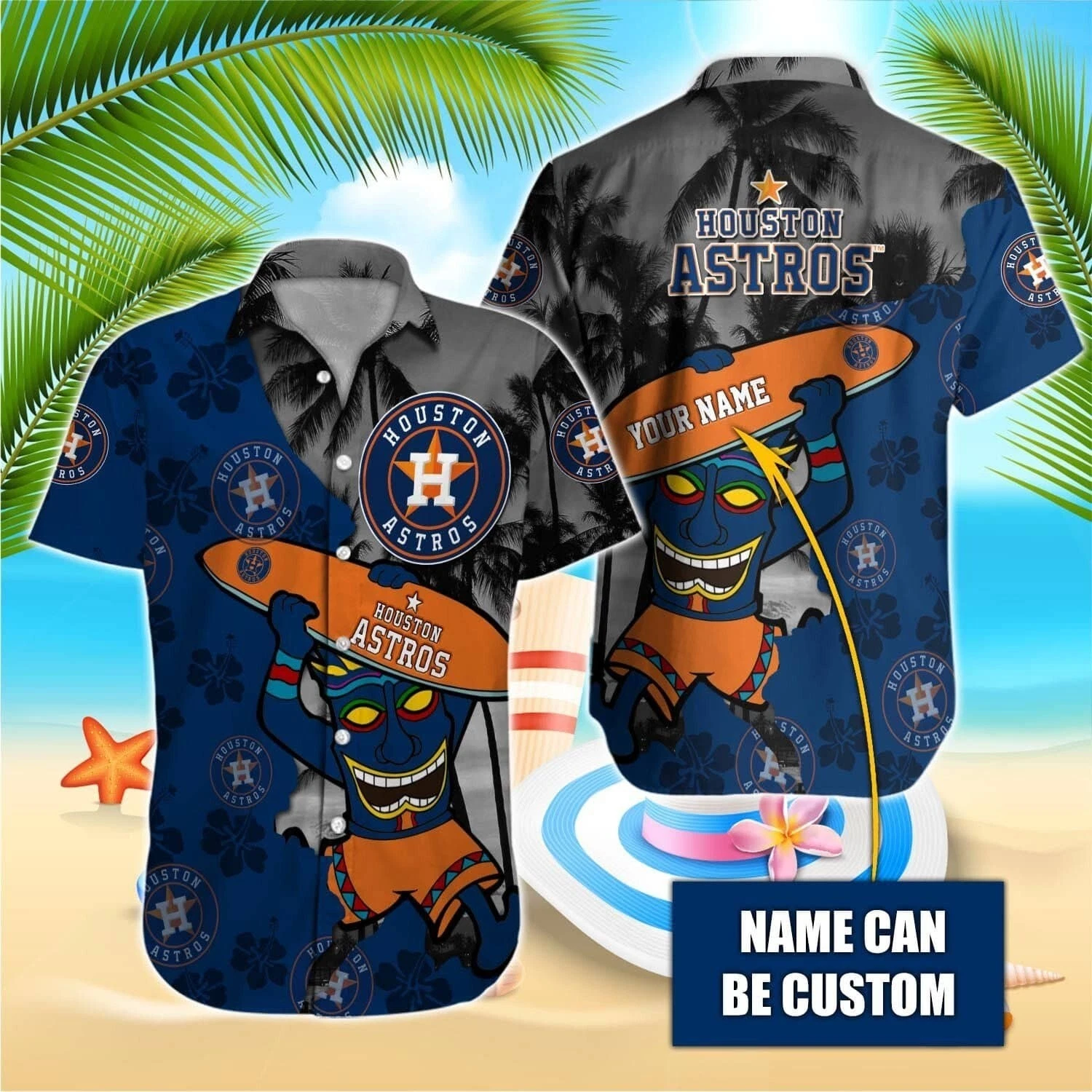 Personalized Houston Baseball Team Astross Hawaiian Shirt