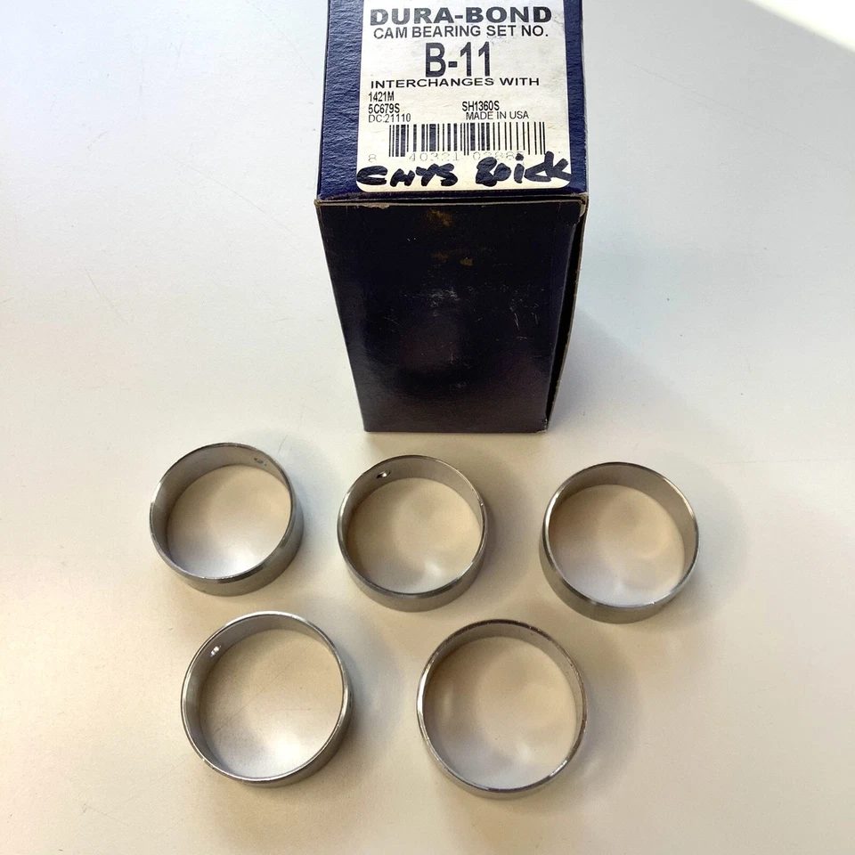 Juego de rodamientos de árbol de levas NOS 5C679S STD CRYLER BUICK 1963-1967 215 300 y 340 V8 Foto 2 de 4