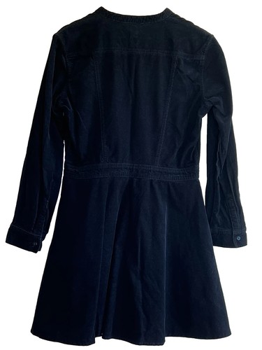 Gap Hemdblusenkleid Damen 12 Cordknöpfe marine Hemd kuschelig Cord kragenlos smart - Bild 4 von 23