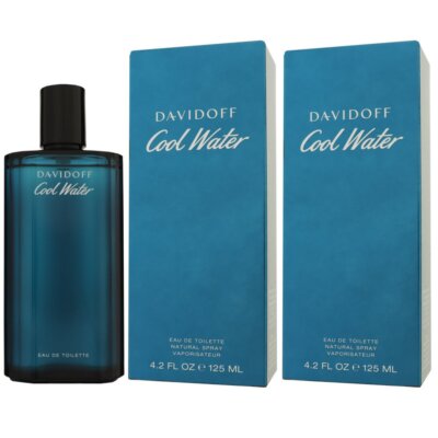 Davidoff Cool Water Man - Men 2 x 125 ml Eau de Toilette EDT Set Herrenduft